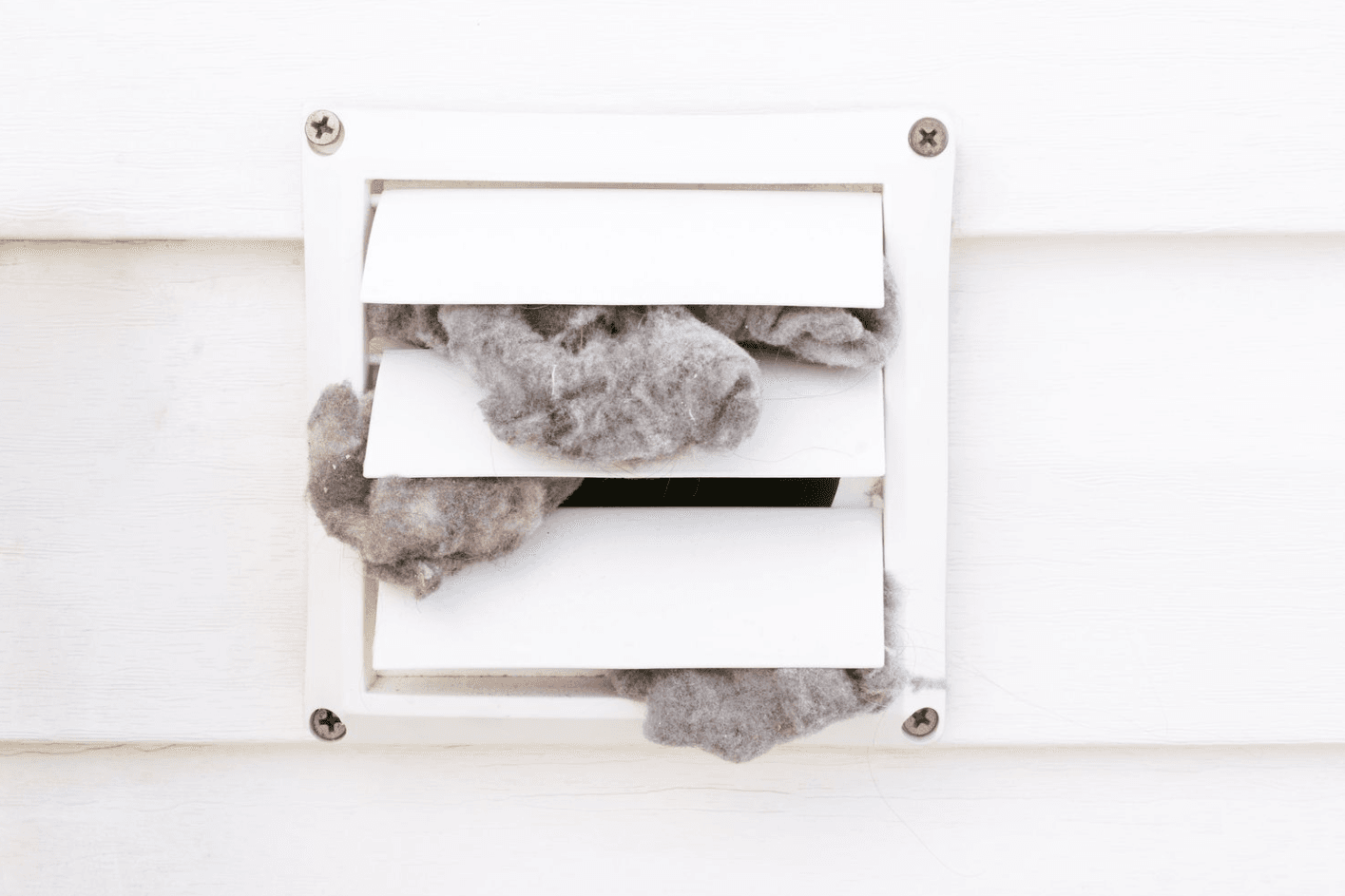 Dryer Vent Cover Clogged With Lint